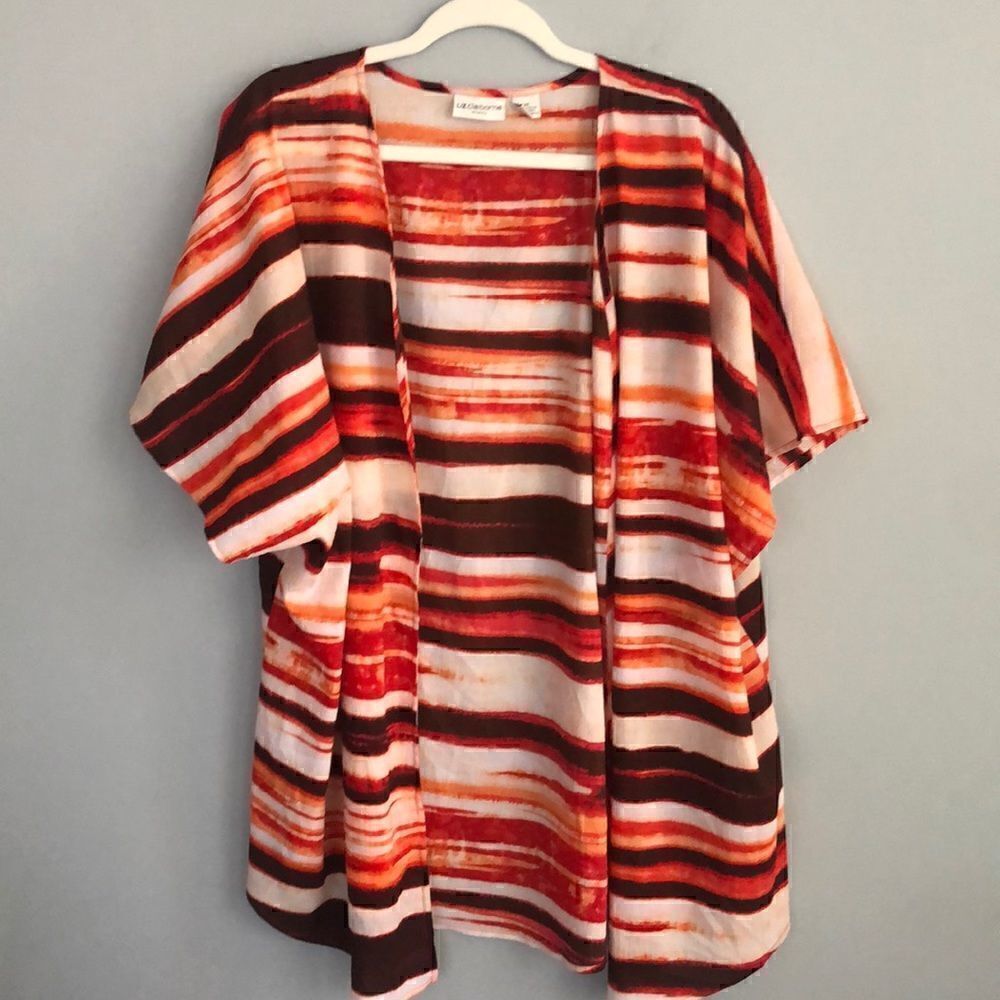 Women’s Southwestern plus size 3X lightweight flowing open front cardigan